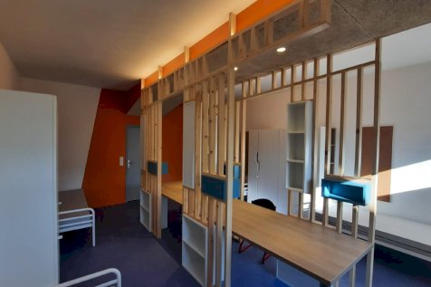 Peinture et sols du lycée d'Estournelles de Constant à La Flèche- Une réalisation Boulfray